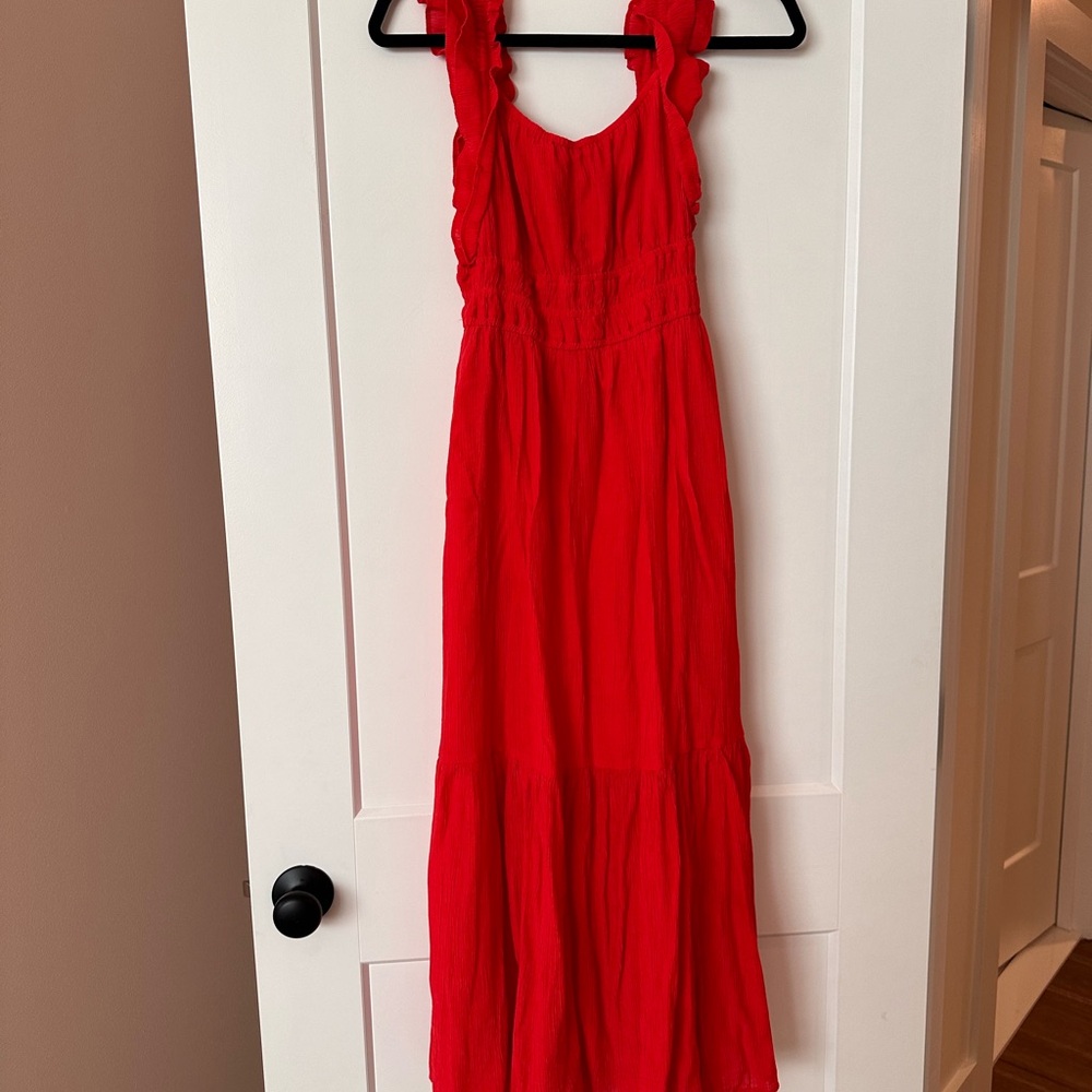 Red Sleeveless Dress